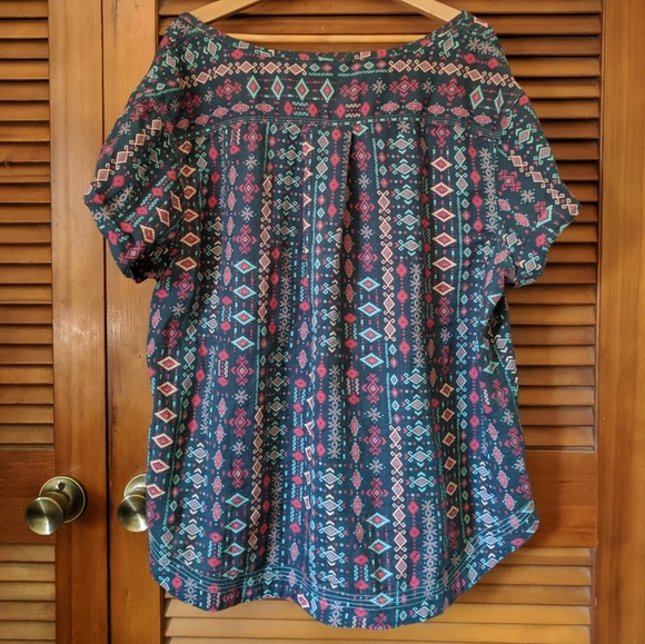 Aztec pattern blouse - Picture 2 of 8
